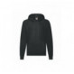 BLUZA Z KAPTUREM CZARNY XL CZARNY