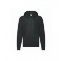 BLUZA Z KAPTUREM CZARNY M CZARNY