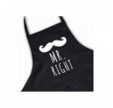 FARTUCH NA WALENTYNKI UNIWERSALNY CZARNY ST016-11