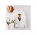 BLUZA BIAŁA ROZMIAR S TEDDY ST023-6 BIAŁY