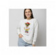 BLUZA BIAŁA ROZMIAR S TEDDY ST023-10 BIAŁY