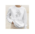 BLUZA BIAŁA ROZMIAR S LINE ART WOMAN BIAŁY