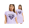 KOSZULA NOCNA SUPER GIRL ST046-5 ROZMIAR L LILIOWY