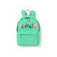 Plecak Szkolny BG125 Mint Green LOVE ST_AKD_006