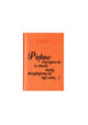 Kalendarz Książkowy Planer 2024 Pomarańczowy Cytaty PIY215
