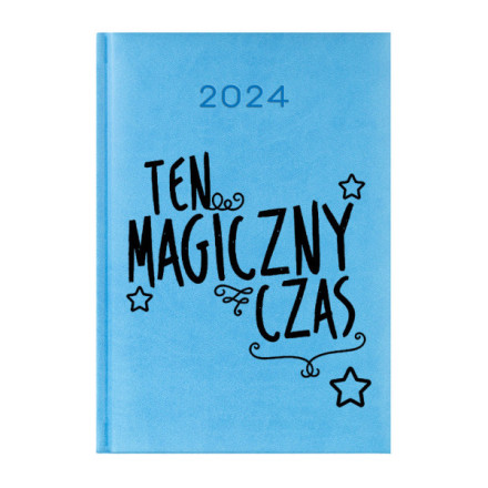 Kalendarz Książkowy Planer 2024 Błękitny Ten Magiczny Czas PIY245