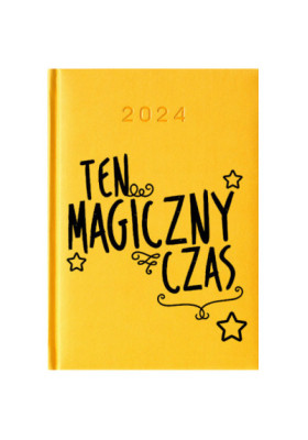 Kalendarz Książkowy Planer 2024 Cytrynowy Ten Magiczny Czas PIY245