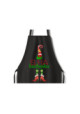 Fartuch Czarny Bawełniany Idealny na Prezent dla Kucharza Świąteczny ST_ANG701