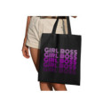 Torba Eco Czarna Zabawne Wzory GIRL BOSS ST_ANO304