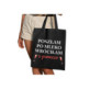 Torba Eco Czarna Zabawne Wzory Poszłam Po Mleko Wróciłam z Prosecco ST_ANO310