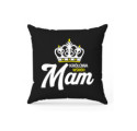Ozdobna Czarna Poduszka na Dzień Matki Prezent HEA209