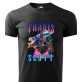 T-SHIRT CZARNY z grafiką Travis Scott L | TTK101