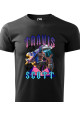 T-SHIRT CZARNY z grafiką Travis Scott S