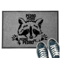 WYCIERACZKA SREBRNOSZARA 60X40 CM Z SZOPEM PEDRO PED300