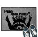 WYCIERACZKA SREBRNOSZARA 60X40 CM Z SZOPEM PEDRO PED302