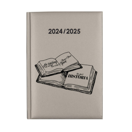 Kalendarz Nauczycielski Książkowy Planer 2024-2025 NAC204 ZŁOTY