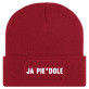 Ciepła Czapka Zimowa JA PIE*DOLE Czerwona FAL504