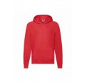 BLUZA Z KAPTUREM ROZMIAR L CZERWONY