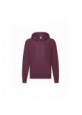 BLUZA Z KAPTUREM ROZMIAR M BURGUNDOWY