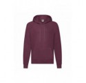 BLUZA Z KAPTUREM ROZMIAR XL BURGUNDOWY