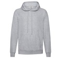 BLUZA Z KAPTUREM ROZMIAR L SZARY