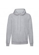 BLUZA Z KAPTUREM ROZMIAR L SZARY