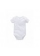 BODY DZIECIĘCE KRÓTKI RĘKAW ROZMIAR 0-3 MIESIĘCY BIAŁY