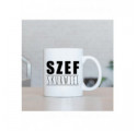 KUBEK SZEF SKURWIEL ST06 BIAŁY